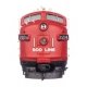 EMD FP7 & F7B Standard DC -- Soo Line 2501A & 2501C (white, red, black), HO, WalthersProto 49555
