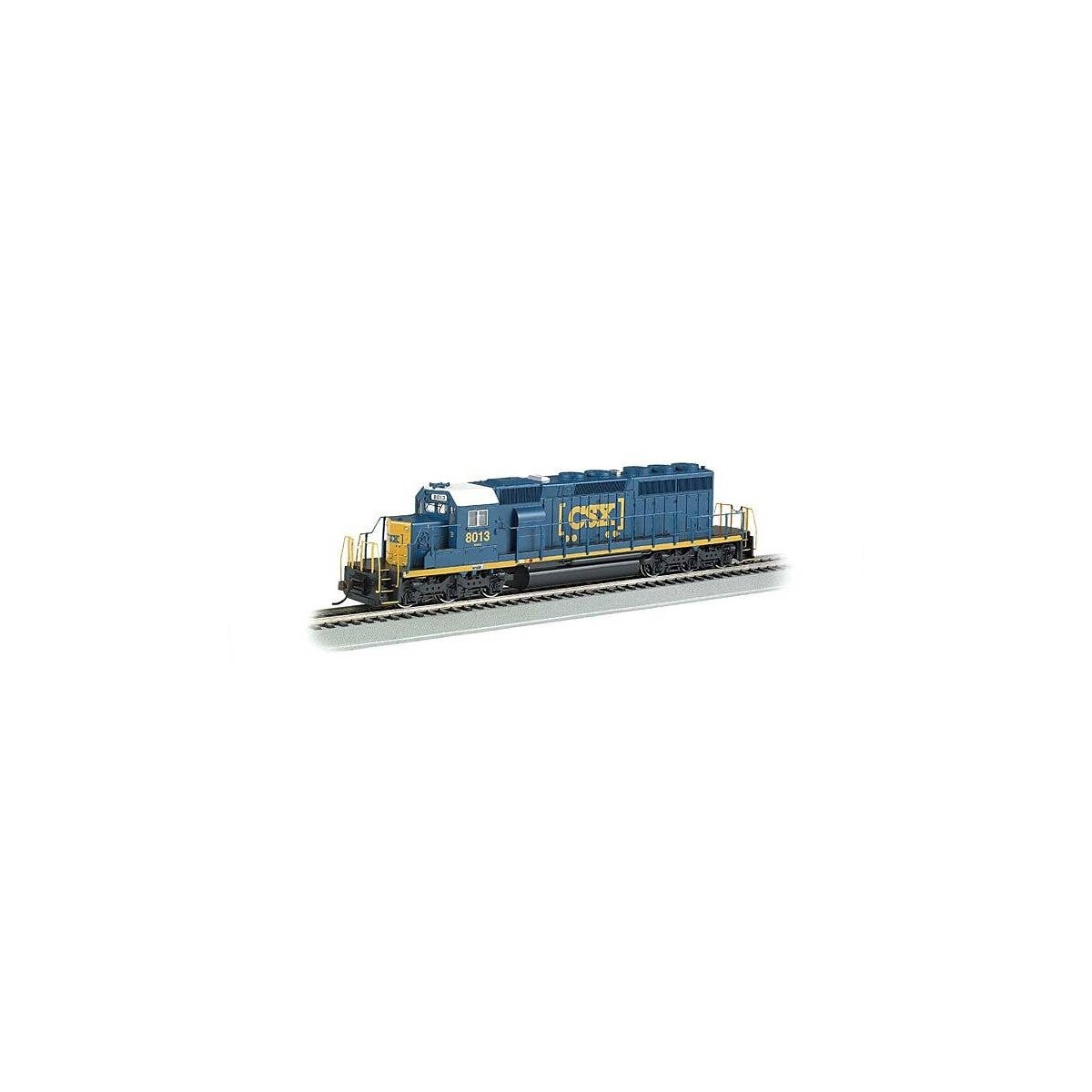 EMD SD40-2 w/DCC & Sound -- CSX 8013 (blue, yellow, Boxcar Logo), HO, Bachmann Industries 67202