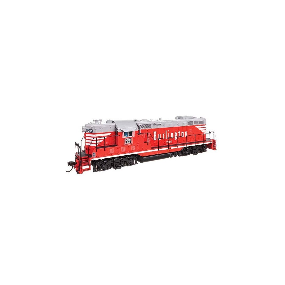 EMD GP7 - LokSound 5 Sound and DCC -- Chicago, Burlington & Quincy 204, HO, WalthersProto 42419