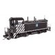 EMD NW2 - LokSound 5 Sound and DCC -- Atchison, Topeka & Santa Fe 2408 (A. T. & S. F. black, white, HO, WalthersProto 43501