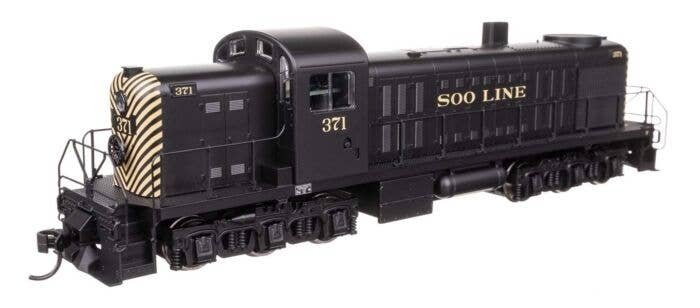 Alco RSC-2 - ESU(R) Sound and DCC -- Soo Line 371, HO, WalthersMainline 20723