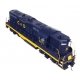 EMD GP9 Phase II - Standard DC -- Chesapeake & Ohio 6071, HO, WalthersProto 49728