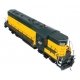 EMD GP9 Phase II - Standard DC -- Chicago & North Western(TM) 4554, HO, WalthersProto 49729