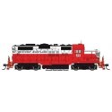 EMD GP9 Phase II - Standard DC -- Western Maryland 38 - Red/White/Black, HO, WalthersProto 49738