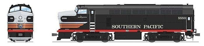 Baldwin RF16A Sharknose A - Sound & DCC - Paragon4(TM) -- Southern Pacific 5551 (Fantasy, HO, Broadway Limited Imports 7709