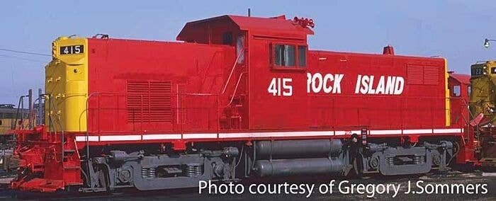 Alco C415 - Standard DC -- Rock Island 421 (red, yellow), HO, Bowser Manufacturing Co. 60551