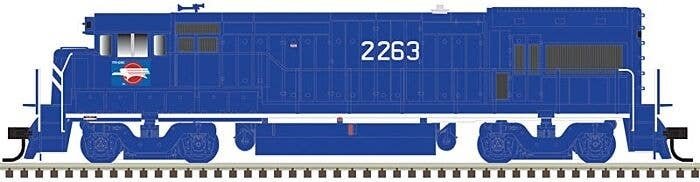 GE U23B - LokSound and DCC - Master(R) Gold -- Missouri Pacific 2275 (blue, white), N, Atlas Model Railroad Co. 40004661