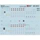 Mini Cal Railroad Decal Set -- EMD SD70ACe & SD70-2 Data Only, HO, Microscale Industries Inc 5016