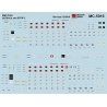 Mini Cal Railroad Decal Set -- EMD SD70ACe & SD70-2 Data Only, HO, Microscale Industries Inc 5016