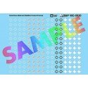 Railroad Decal Set -- Hazardous Material (HazMat) Placard Frames, HO, Microscale Industries Inc 5030