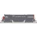 GE U28C - Standard DC - Master(R) Silver -- Southern Pacific 7156 (gray, red), HO, Atlas Model Railroad Co. 10004599