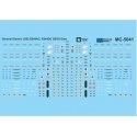 Railroad Decal Set -- GE ES44AC GEVO Data, HO, Microscale Industries Inc 5041