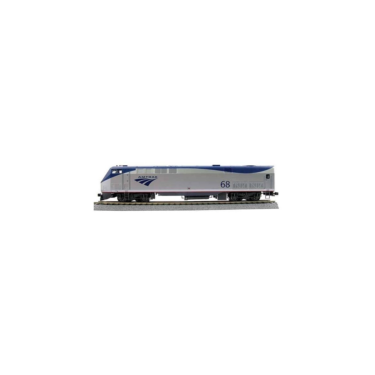 GE P42 Genesis - Standard DC -- Amtrak 17 (Phase Vb Late silver, blue, red), HO, Kato USA Inc 376117