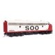 EMD FP7 Standard DC -- Soo Line 503A (white, red, black), HO, WalthersProto 49557