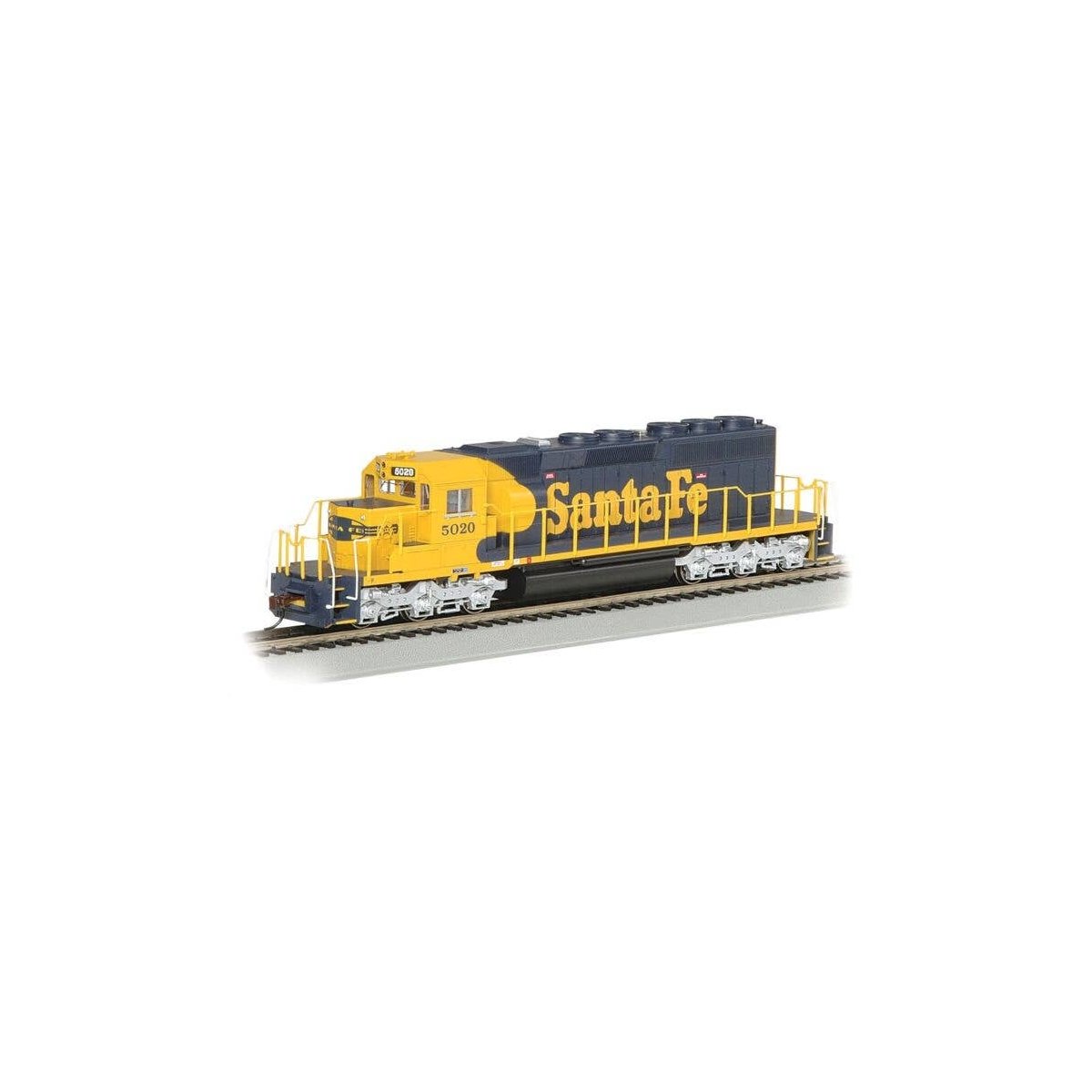 EMD SD40-2 - DCC -- Santa Fe 5020 (Warbonnet Blue, yellow), HO, Bachmann Industries 60913