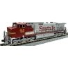GE C44-9W - Standard DC -- BNSF Railway 667 (Ex-ATSF Patch Warbonnet, silver, red, Santa Fe Letter, N, Kato USA Inc 1763516