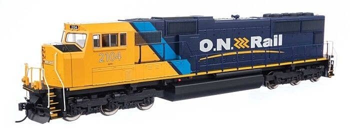 EMD SD75I - Standard DC -- Ontario Northland 2104, HO, WalthersMainline 11014