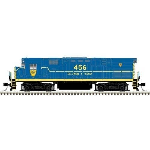 Alco C424 - Sound and DCC - Master(R) Gold -- Delaware & Hudson 452 (blue, yellow), N, Atlas Model Railroad Co. 40006119