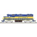 EMD GP38-2 Phase II - LokSound and DCC -- Alasak Railroad 2001 (blue, yellow), N, Atlas Model Railroad Co. 40004832