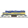 EMD GP38-2 Phase II - LokSound and DCC -- Alasak Railroad 2001 (blue, yellow), N, Atlas Model Railroad Co. 40004832