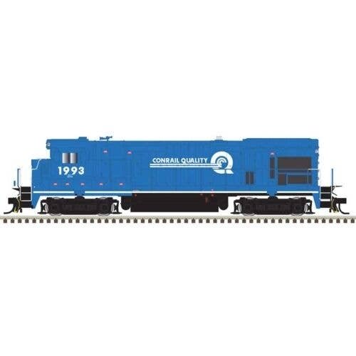 GE B23-7 Low Nose - Standard DC - Master(R) Silver -- Conrail 2005 (blue, white, Qua, HO, Atlas Model Railroad Co. 10004698