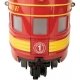 Eggliner - Standard DC -- Fire Rescue (red, yellow), G, Bachmann Industries 96287