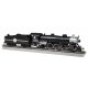 USRA Light 4-6-2 Pacific - Standard DC -- Atlantic Coast Line 1528 (black, graphite, white), HO, Bachmann Industries 52902
