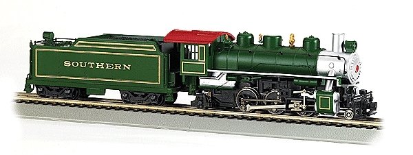 Baldwin 2-6-2 Prairie with Smoke - Standard DC -- Southern Railway (green), HO, Bachmann Industries 51504