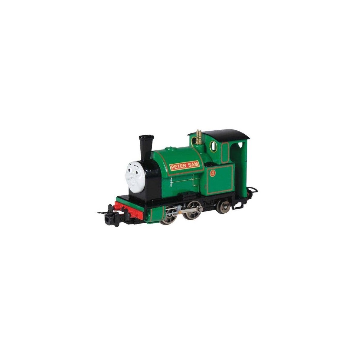 Thomas & Friends(TM) Narrow Gauge 0-4-2T - Standard DC -- Peter Sam 4 (green, black, red,, HOn30, Bachmann Industries 58604