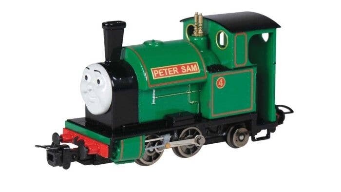 Thomas & Friends(TM) Narrow Gauge 0-4-2T - Standard DC -- Peter Sam 4 (green, black, red,, HOn30, Bachmann Industries 58604