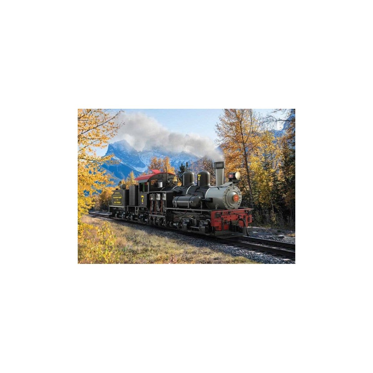 Class C Three-Truck Shay - Sound, Smoke and DCC -- Roaring Camp & Big Trees 7 (2025, black, graphite, red, Tu, G, LGB 26701