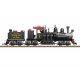 Class C Three-Truck Shay - Sound, Smoke and DCC -- Roaring Camp & Big Trees 7 (2025, black, graphite, red, Tu, G, LGB 26701