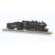 Baldwin 2-8-0 Consolidation - Sound and DCC -- Union Pacific 414 (black, graphite), N, Bachmann Industries 51356