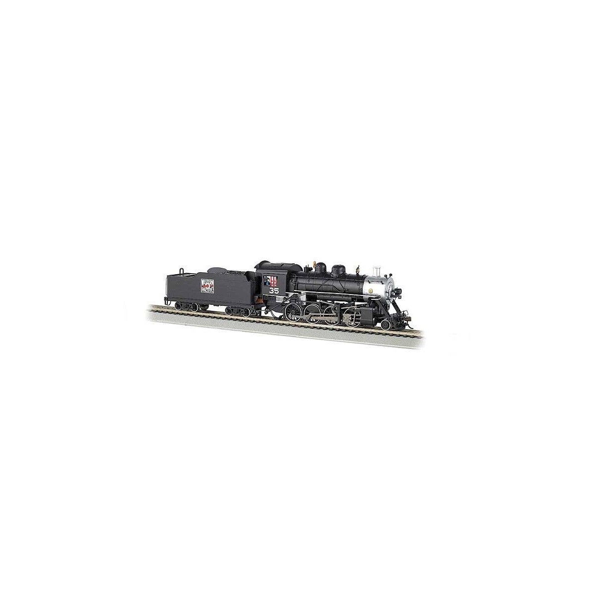 Baldwin 2-8-0 Consolidation - Sound and DCC -- Western Pacific 35 (black, silver), N, Bachmann Industries 51351