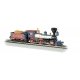 4-4-0 w/Wood Tender Load - Standard DC -- Central Pacific `Jupiter` (silver, black, blue, re, HO, Bachmann Industries 51003