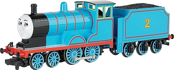 Thomas & Friends(TM) Locomotives with Moving Eyes -- Edward the Blue Engine 2, HO, Bachmann Industries 58746