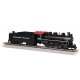 USRA 0-6-0 with Short-Haul Tender - Standard DC -- Northern Pacific 1052 (black, graphite), HO, Bachmann Industries 50411