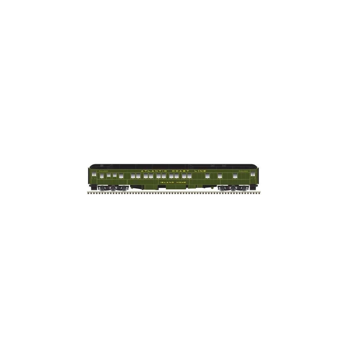 Pullman Heavyweight Plan 3973 10-1-1 Sleeper - Ready to Run -- Atlantic Coast Line L, HO, Atlas Model Railroad Co. 20006606
