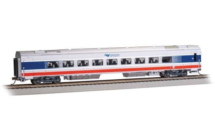 Siemens Venture Coach - Amtrak Version - Ready to Run -- Amtrak Midwest 4130 (Coach B, silve, HO, Bachmann Industries 74511