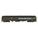 Heavyweight Coach-Baggage-Combine - Ready to Run -- Painted, Unlettered (Pullman Green, , HO, Broadway Limited Imports 9121