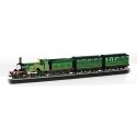 Emily`s Passenger Set - Standard DC - Thomas & Friends(TM) -- Emily, 2 Cars, 34 x 24` E-Z Tra, N, Bachmann Industries 24031