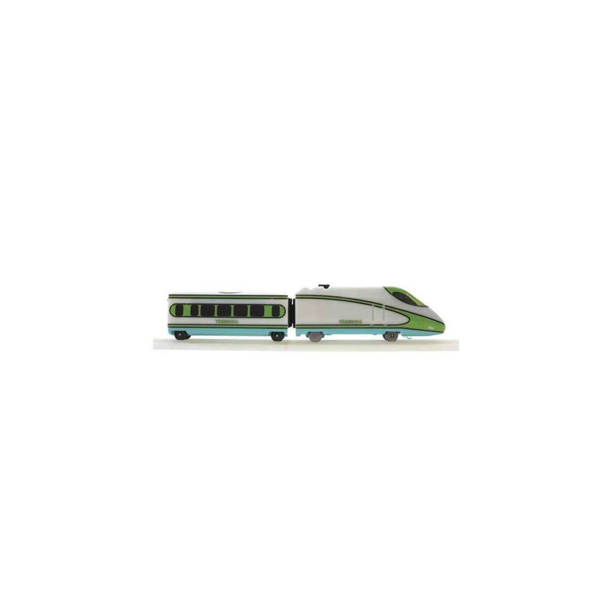 Locomotive and First Class Car Add-On Set - Trainkids -- Glow in the Dark (white, gr, HO, Atlas Model Railroad Co. 15000102