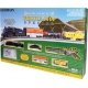 Whistle Stop Steam Train Set - Sound and DCC -- Union Pacific 4-6-0, 3 Cars, E-Z Track Oval, , N, Bachmann Industries 24133