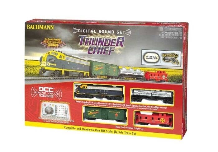 Thunder Chief Train Set -- Santa Fe, HO, Bachmann Industries 826