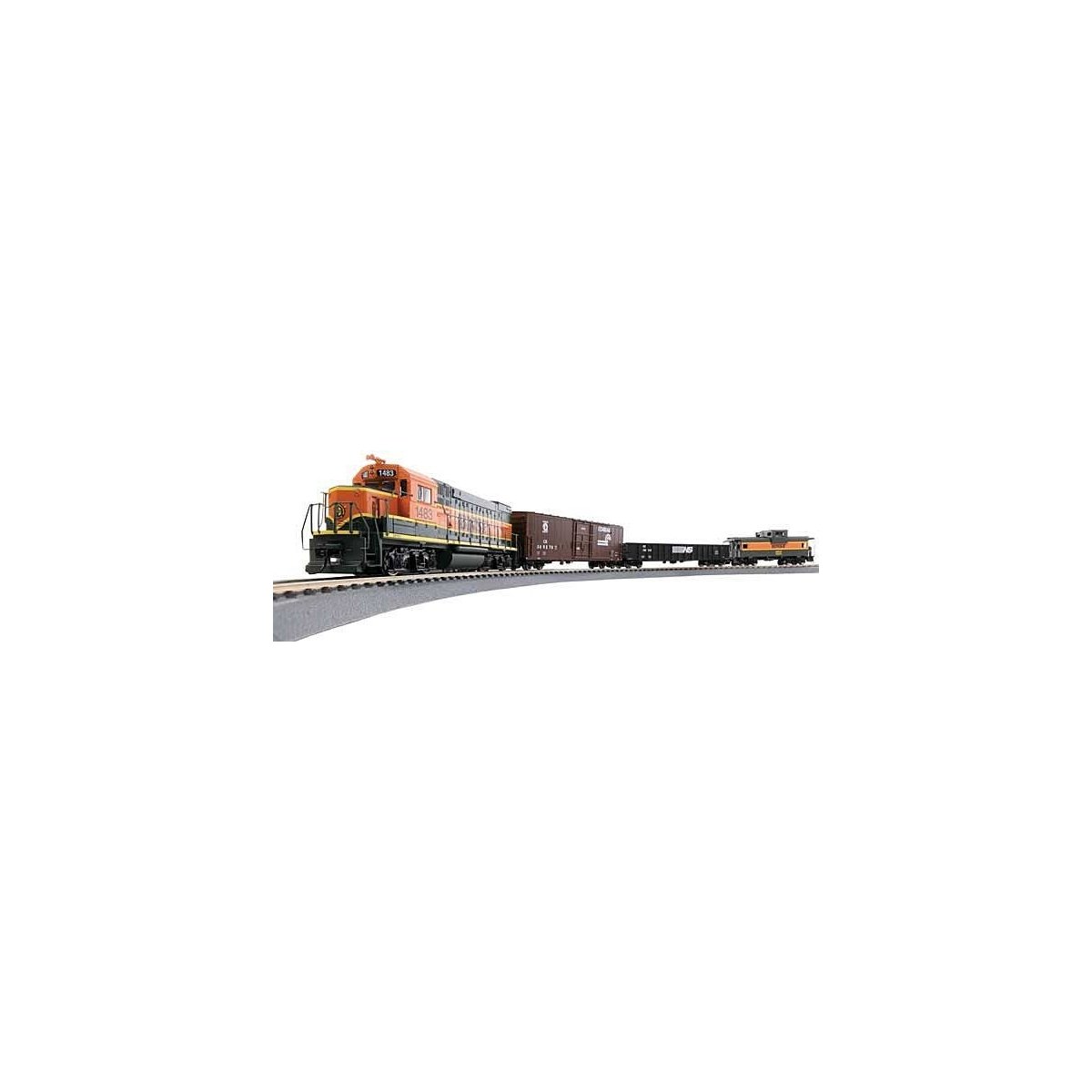 Flyer Express Fast-Freight Train Set -- Burlington Northern Santa Fe, HO, WalthersTrainline 1210