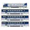 Pacific Surfliner Base Train-Only Set - Standard DC -- Amtrak SC-44 Charger, 2 Coaches, Cab Car (b, N, Kato USA Inc 1069001