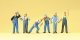 Working People -- United States Railway Workers pkg(6), HO, Preiser Kg 10547