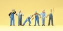 Working People -- United States Railway Workers pkg(6), HO, Preiser Kg 10547