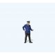 Level Grade Crossing Attendant Checking His Watch - Individual Figure, HO, Preiser Kg 28270