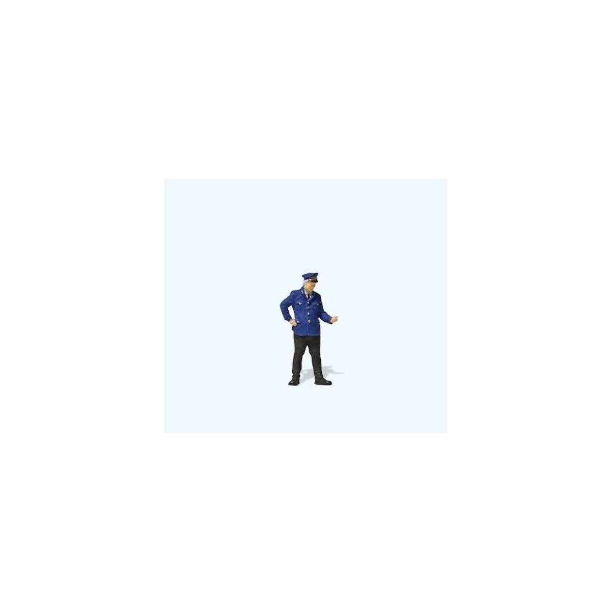 Level Grade Crossing Attendant Checking His Watch - Individual Figure, HO, Preiser Kg 28270